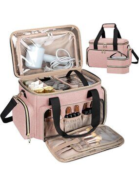 Spacious Portable Travel Makeup Bag Organizer - Perfect for Cosmetics